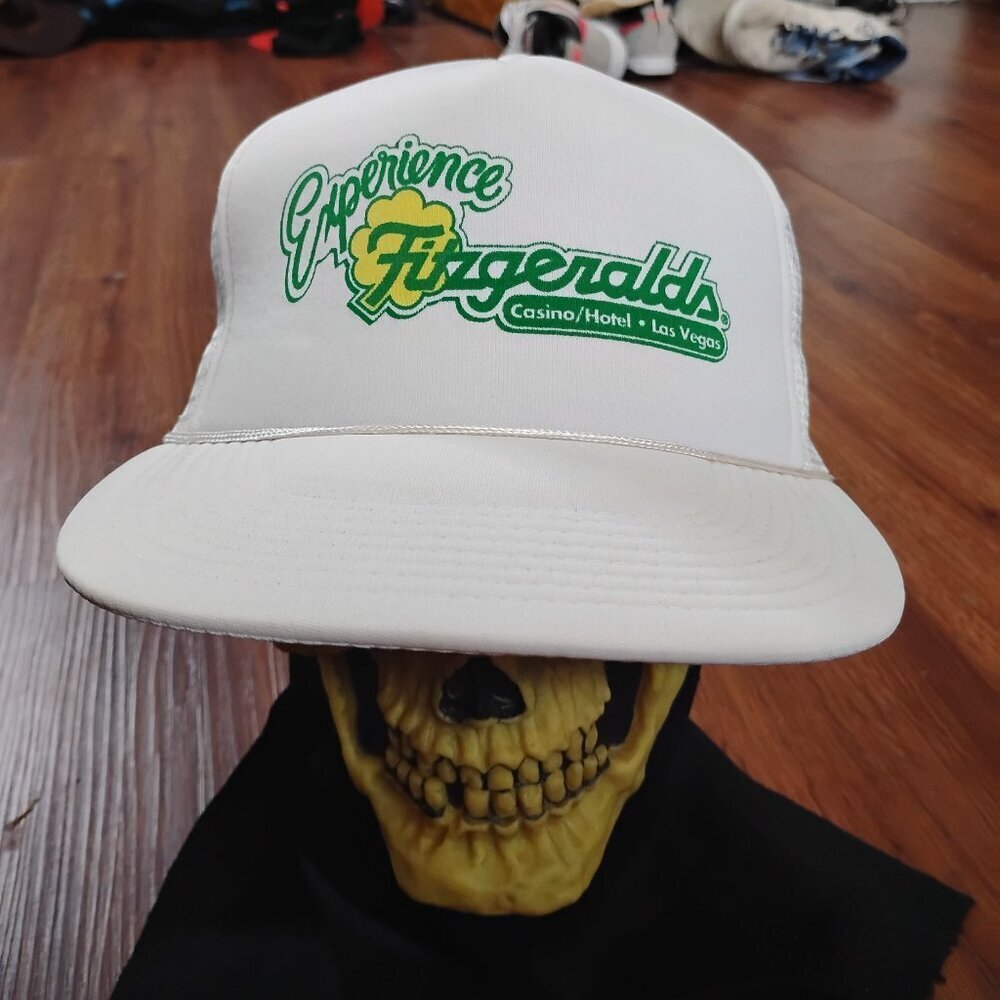 Deadstock Vintage Fitzgeralds Hotel & Casino Rope Snap Trucker Hat Cap